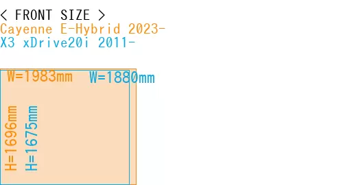 #Cayenne E-Hybrid 2023- + X3 xDrive20i 2011-